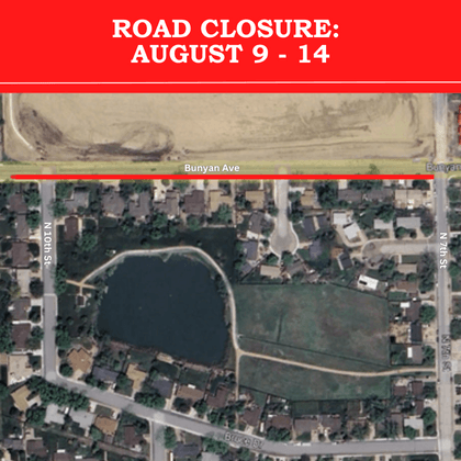 Bunyan Road Closure