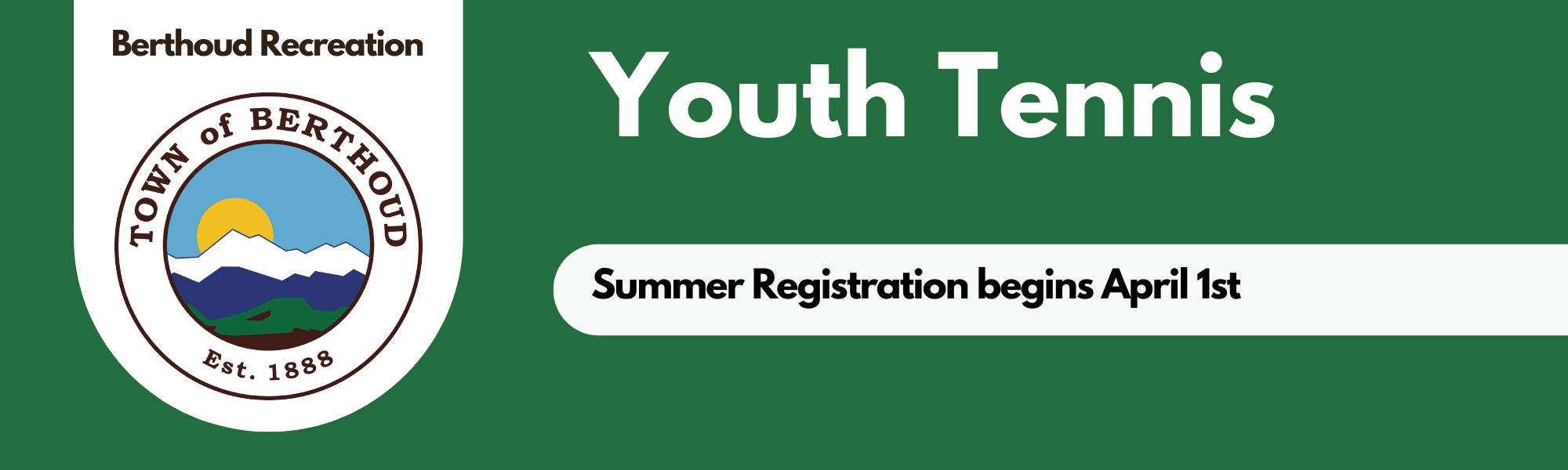 Youth Tennis Banner