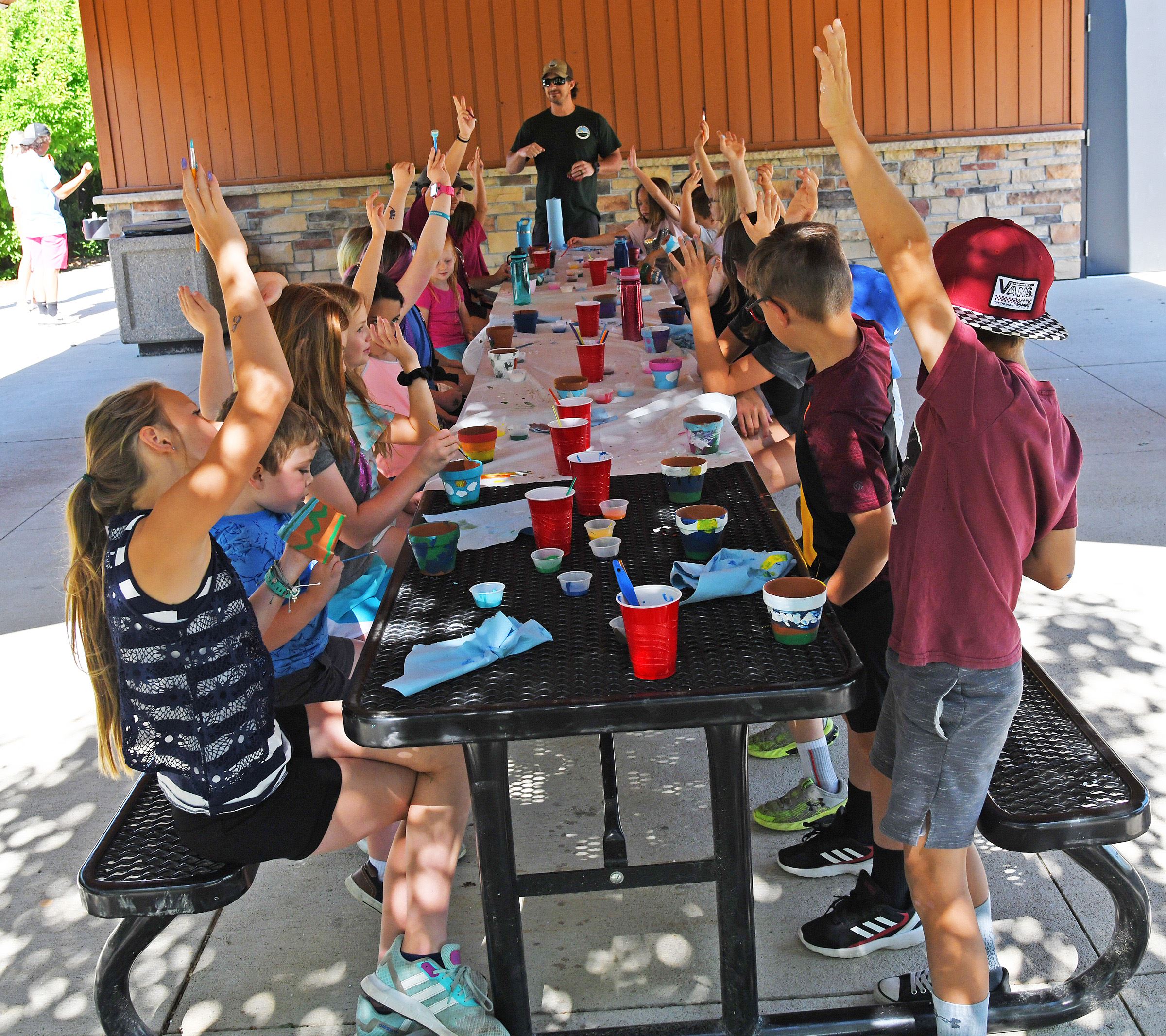 Photo of a group of kids at summer camp