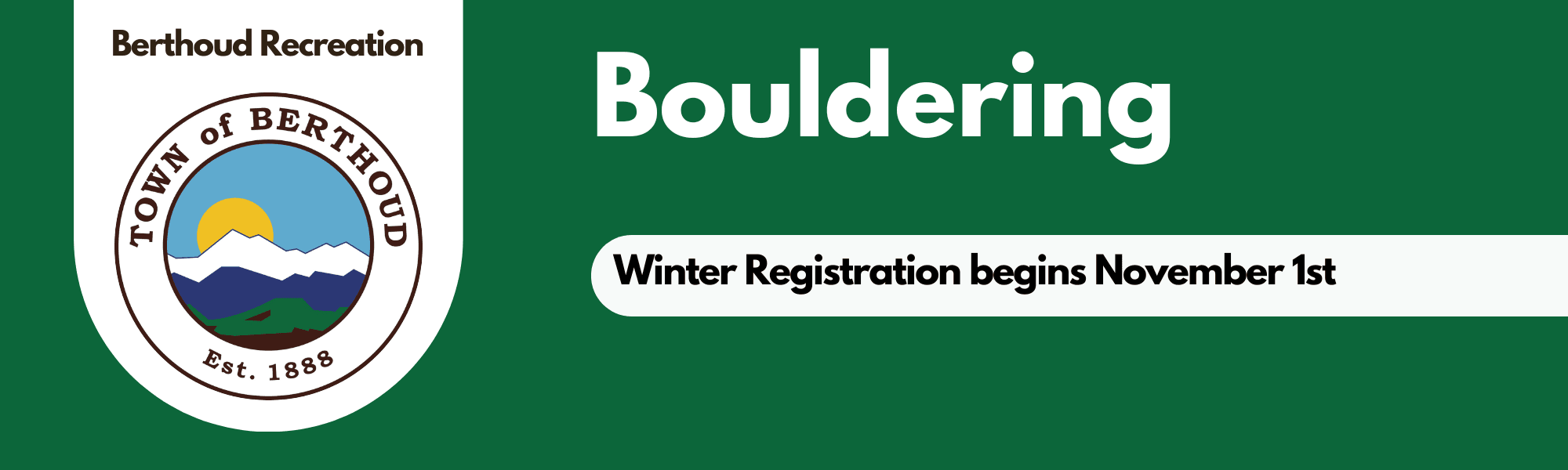 Bouldering Banner
