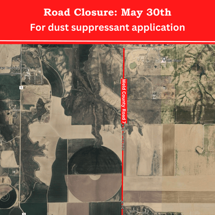 CR 7 Road Closed on 5-30