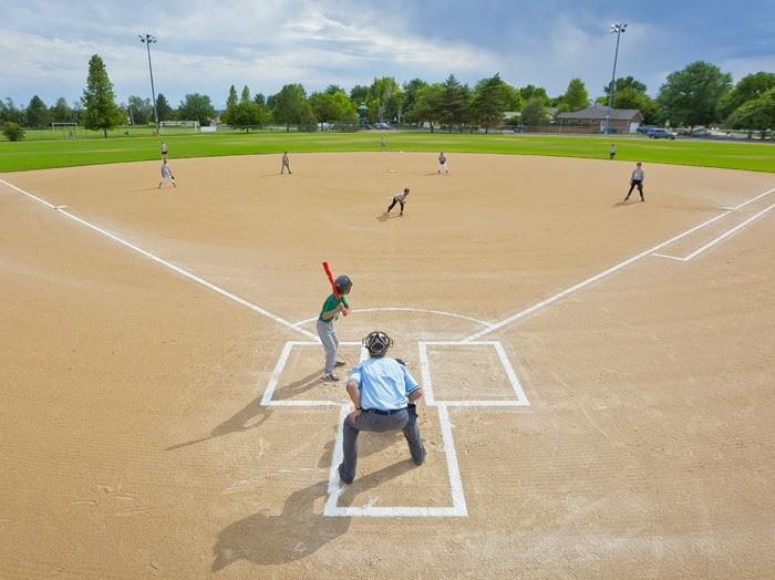 Photo of a 14U baseball player