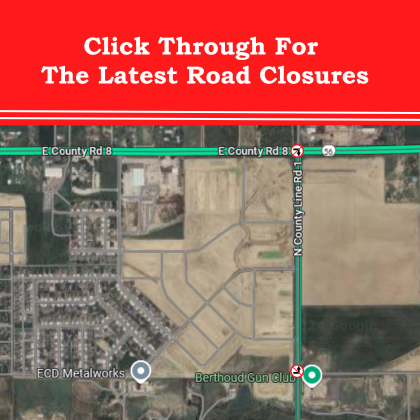 Click for roadwork in Berthoud