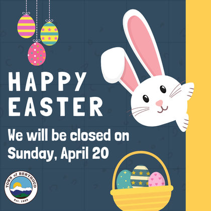 The Berthoud Recreation Center will be closed on Easter Sunday, April 20