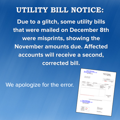 Utility Bill Notice